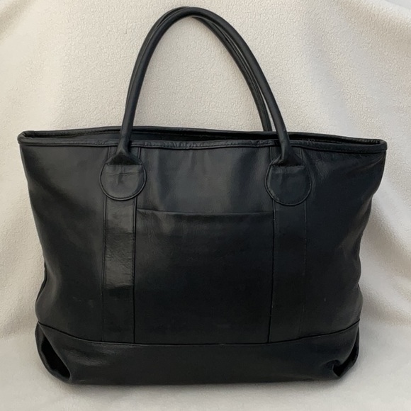 CLAVA NANTUCKET LEATHER TOTE - Picture 12 of 13